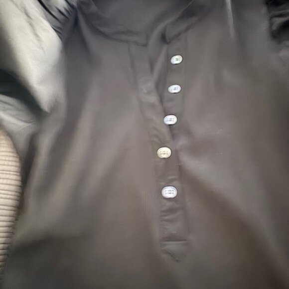 Veronica Beard black long-sleeve top — Size M, NEW / Excellent Condition - Picture 3 of 4